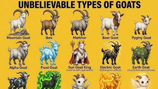 Unbelievable Giants goats in the world 8k documentary footages