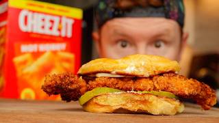 I Used Hot Honey Cheez-It® Crackers To Make A Fried Chicken Sandwich