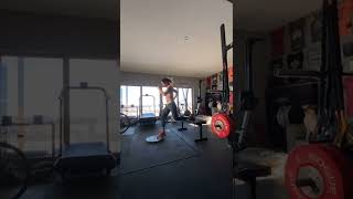Bulgarian Split Squat Hold + Single Leg Plate Hop