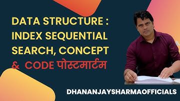 Data Structure : Index Sequential Search, Concept &  Code पोस्टमार्टम