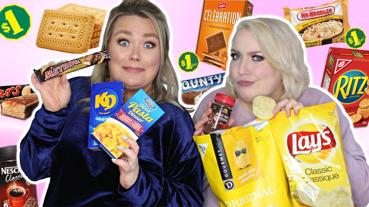 MARQUES vs DOLLARAMA challenge à l’aveugle |  2FILLESORDINAIRES