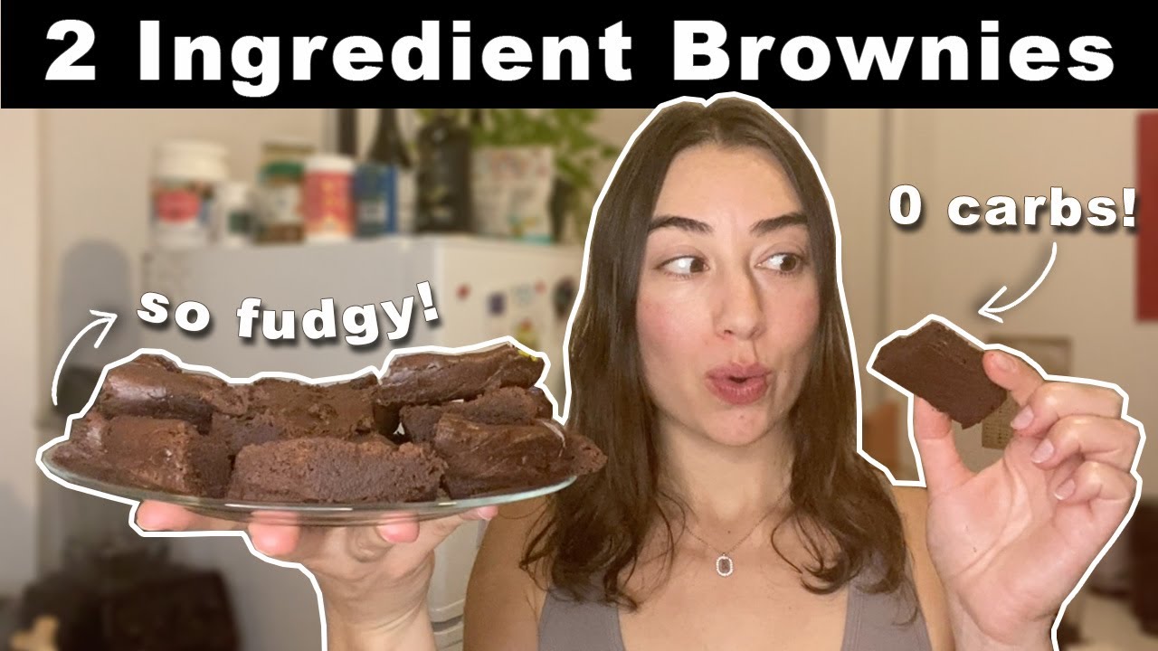 Keto Brownies (2 Ingredient and 0 Carbs!) YouTube