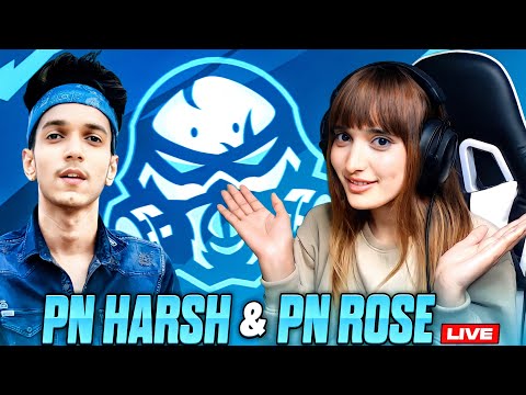 PN HARSH & PN ROSE LIVE RANK PUSH TO GRANDMASTER 🤩🔥 - #PNHARSH #SHORTS #PNROSE #FREEFIRELIVE