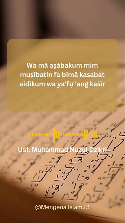 Surat Asy-Syura Ayat 30 #quran #muhammadnuzuldzikri #kajianislam