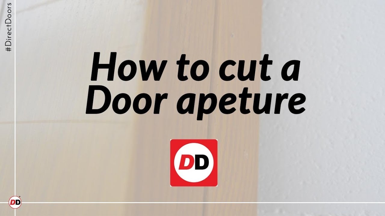 How we cut a door aperture YouTube