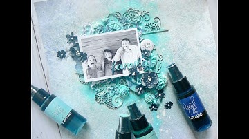 Step-by-step layout for Dusty Attic by Valerie Ouellet