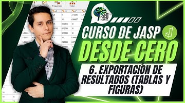 CÓMO GUARDAR Y EXPORTAR DATOS, RESULTADOS, TABLAS Y FIGURAS EN JASP | CURSO JASP DESDE CERO