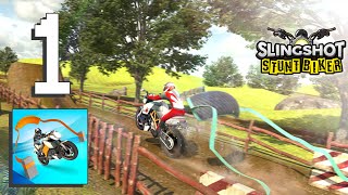 Slingshot Stunt Biker NEW by TapNice - premiere Gameplay Walkthrough [Android, iOS Game] Level 1-3 screenshot 5
