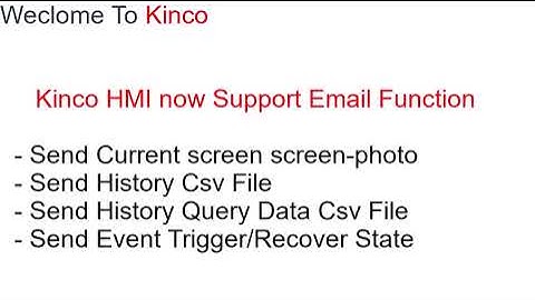 Unlocking Powerful Email Function : Kinco HMI Email Function Explained!