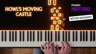 Howl's Moving Castle - Merry-Go-Round of Life (Piano) | Musihacks - Piano Partituras