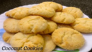 बिना घी, बिना ओवन, बेकरी जैसे कोकोनट बिस्कुट इडली स्टैंड में बनाये Biscuit Recipe | Cookies Recipe