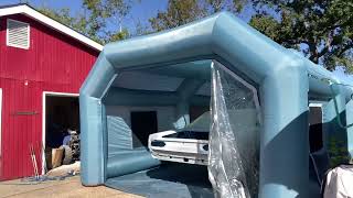 Vevor inflatable paint booth review opinions automotive restoration tips and tricks paint job overal