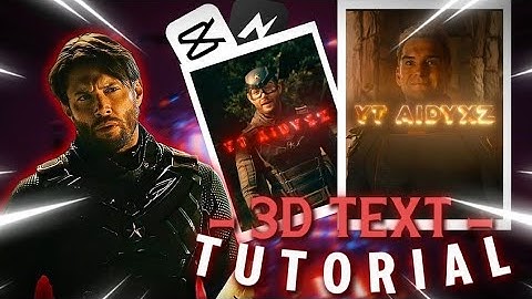 3D Text Tutorial on Phone + How To Import It To CapCut | FREE 3D Text Presets | NodeVideo Editor