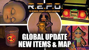 R.E.P.O. Global Beta Update - New Map & New Items (Showcase)
