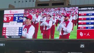 Pride of Oklahoma halftime show Band Day Sooners vs Kent State 9/10/22