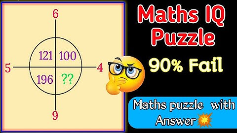 IQ Maths puzzle // Logical puzzle // Can you find Answer //#logicalreasoning #logical #iqtest #iq