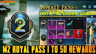 C1S1 Royal Pass 1 to 50 Rp Rewards | BGMI C1S1 RP M2 Leaks (Battlegrounds Mobile India)