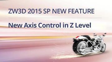 ZW3D 2015 SP NEW FEATURES: New Axis Control in Z level