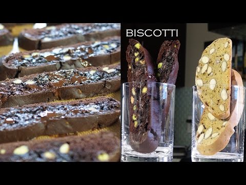Chocolate Pistachio Biscotti – Bruno Albouze – THE REAL DEAL