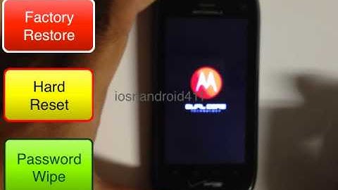 Hard Reset Factory Restore Password Wipe Motorola Droid 4 Verizon How to Tutorial