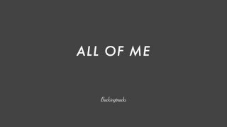All Of Me chord progression - Jazz Backing Track Play Along The Real Book