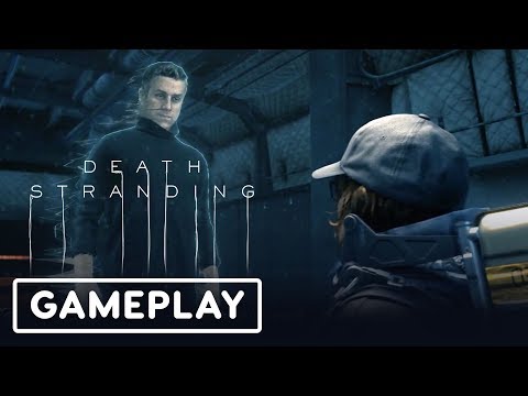 Death Stranding Gameplay Demo With Hideo Kojima (Geoff Keighly + Peeing) - Gamescom 2019