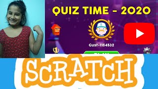How to make Quiz Game using Scratch | Scratch 3.0 Tutorial | Coding for kids | Make own Quiz App screenshot 1