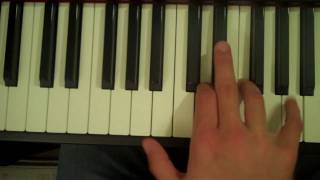 How To Play a B Half-diminished 7th Chord on Piano