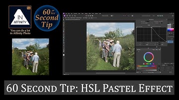 60 Second Tip: HSL Pastel Effect