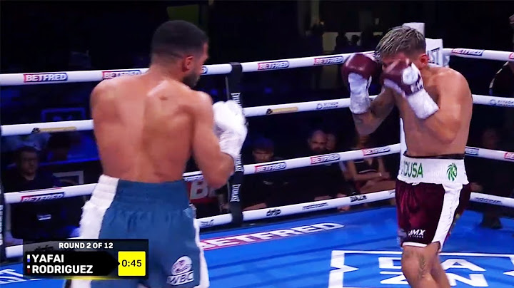 Momen Mengejutkan dalam Pertarungan Knockout Galal Yafai vs Francisco Rodriguez Jr.