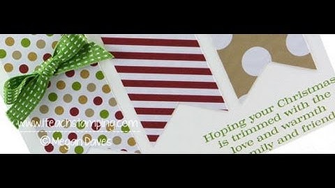 Clean and Simple Christmas Card