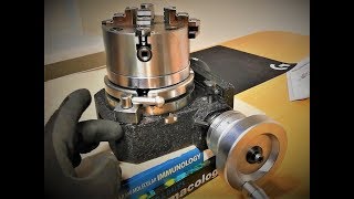 UNBOXING - HV4 ROTARY TABLE   100MM INDEPENDENT CHUCK   DIVIDING PLATE