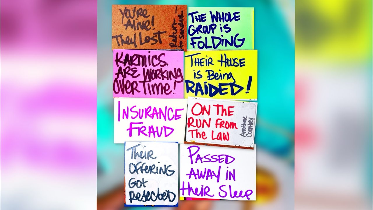 SEVERAL KARMICS ARE ATTACKING U,THEY’RE FOLDING,DYING IN THEIR SLEEP,CANT RUN,UNDR INVESTIGATION