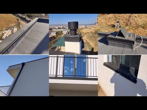 წყალსაწრეტი მილი, პარაპეტისა და ბუხრის ქუდი, ფანჯრის რაფა და აივნის საცრემლე | ეპ. #24