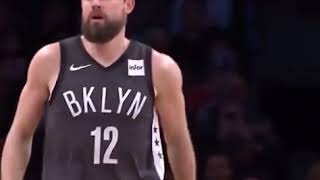 Joe Harris puts Luka doncic on the floor