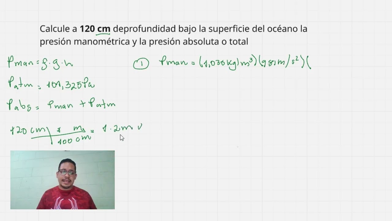 CALCULANDO LA PRESIÓN MANOMETRICA Y ABSOLUTA (EXPLICACIÓN SENCILLA)