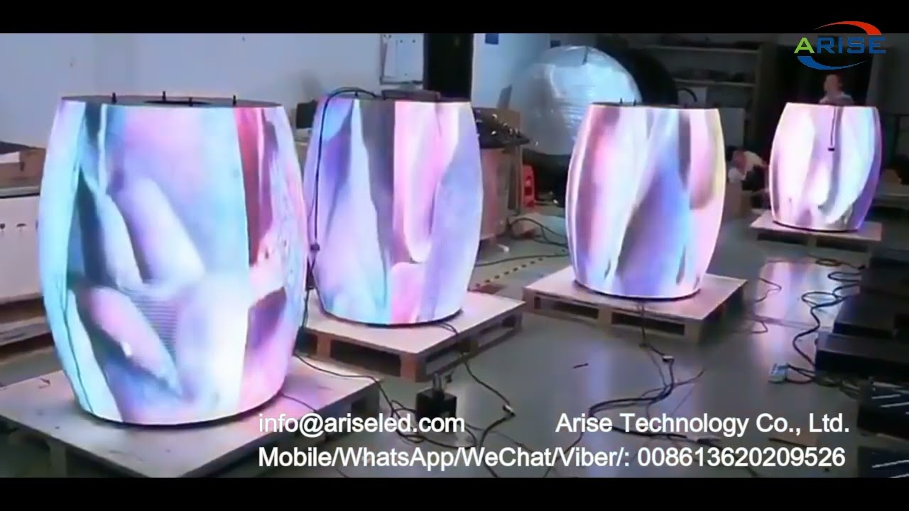 SMD spherical led screen display screen ball Sphere LED Display 360 Degree Globe Ball led Screen fle
