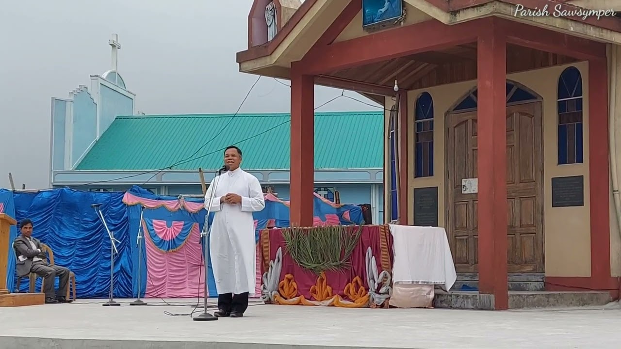 Ka jingïaid lynti i Rev. Fr. Zacchaeaus Syngkli sha Parish Sawsymper