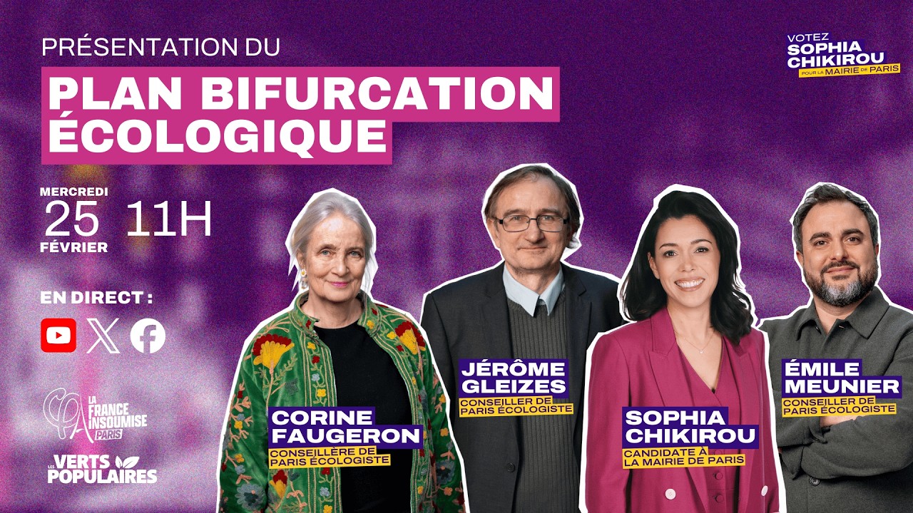 Lancement du Plan Bifurcation écologique