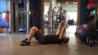 Barbell Pullover on Floor