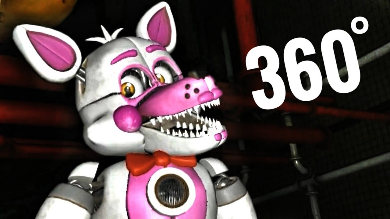 360 VR FNAF Five Nights at Freddy's Dark Rooms Funtime Foxy YouTube
