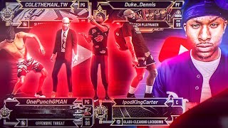 4 Verified NBA 2K youtubers take over mypark on NBA 2K20 ft GMAN, COLETHEMAN AND IPODCARTER!