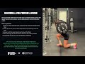 Barbell Reverse Lunge
