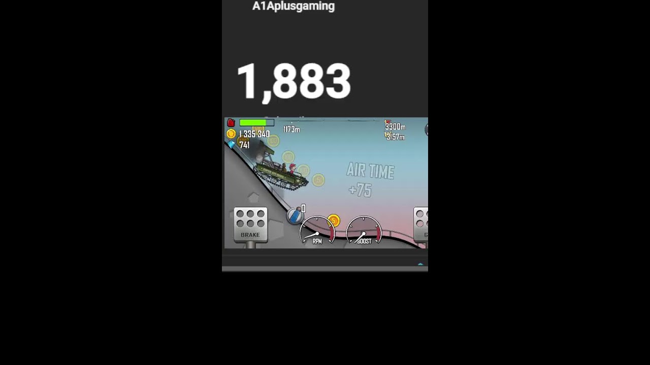 Hill Climb Racing Live World Record👍