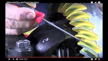 Differential Ring and Pinion Gear Setup