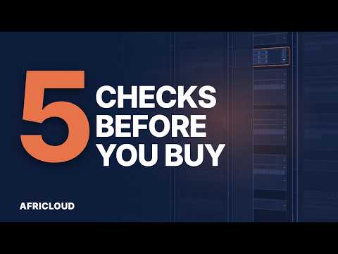 Choosing a Cloud Provider in Nigeria: Five Checks