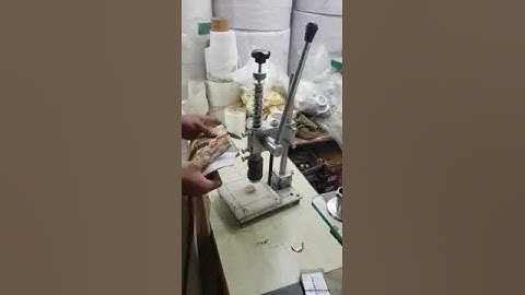 CURTAIN EYELET PUNCHING MACHINE