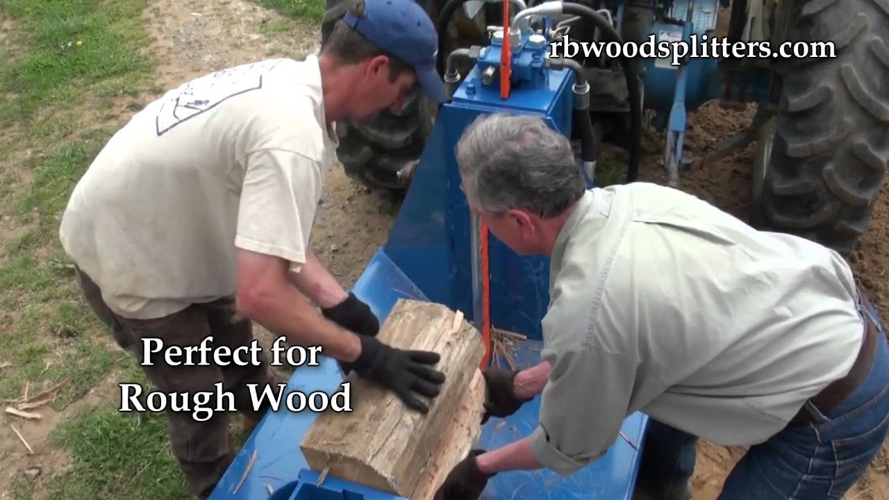 Wood Splitter from RB wood splitters - YouTube