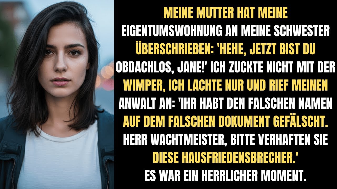Sie stahlen meine Wohnung & lachten – Doch sie übersahen EIN fatales Detail!
