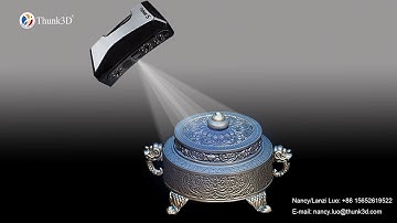 Small Household Decoration Censer Scanned by Thunk3D handheld 3D scanner Fisher S